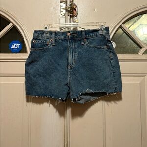 PINK Victoria's Secret Dark Blue Jean Shorts